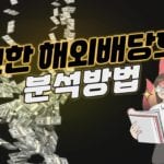 해외배당흐름 분석 방법