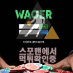 웨이저 신규사이트 메이저놀이터 스포맨 WG-01.COM 토토사이트